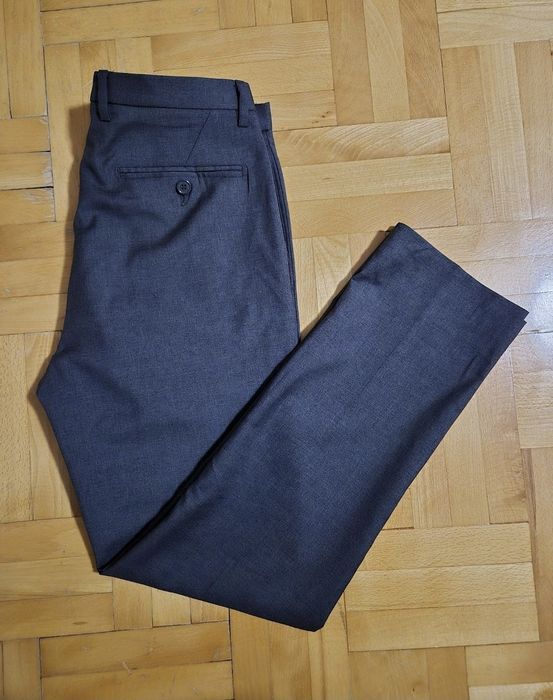 Costum Bărbați Calvin Klein, 100% Lână Pură, Italian, Mar. 44/34 (S-M)