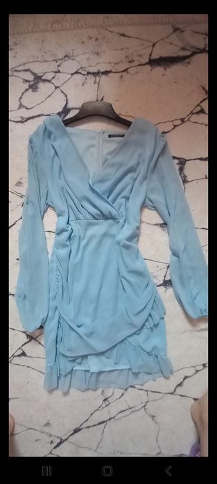 Rochie chiffon bleo M