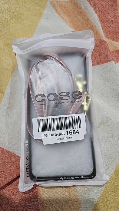 Husa portofel cu bareta Samsung S25 Ultra, culoare Rose Gold, noua