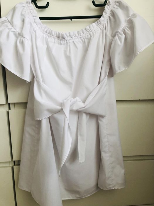 Bluza alba fetite
