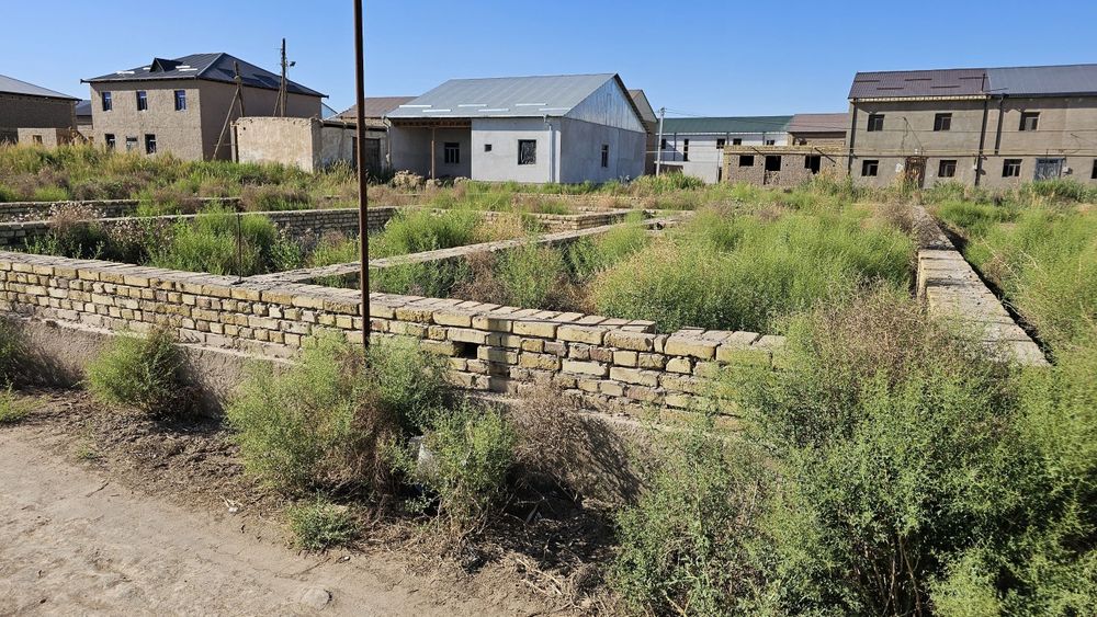 Urganch tumani Goybu Turkmanlik maxallasida 360m2 fundament qilingan