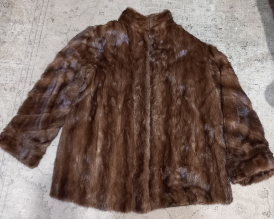 Haină de blană vizon