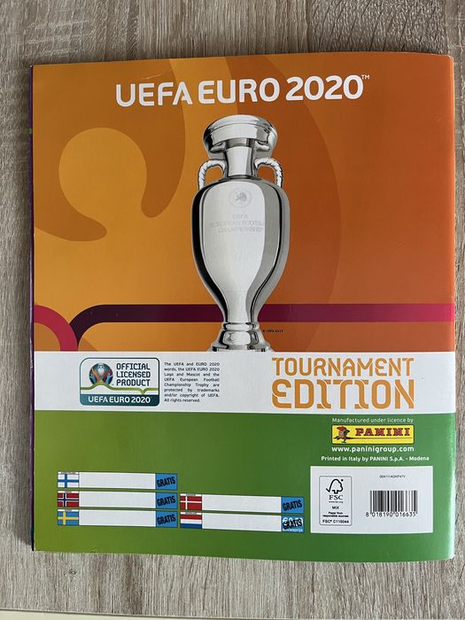 Album Euro 2020 Tournament Edition Panini