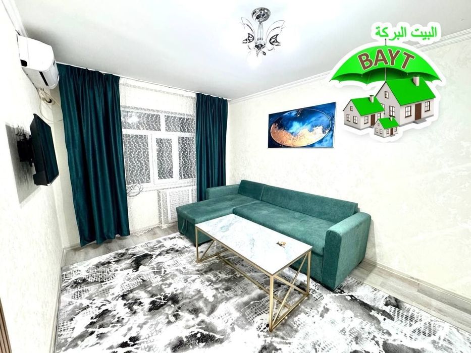 * МЕТРО ХАМЗА 1/1/4 Чиланзар 5 квартал Евроремонт МЕБ+ТЕХ Продаётся