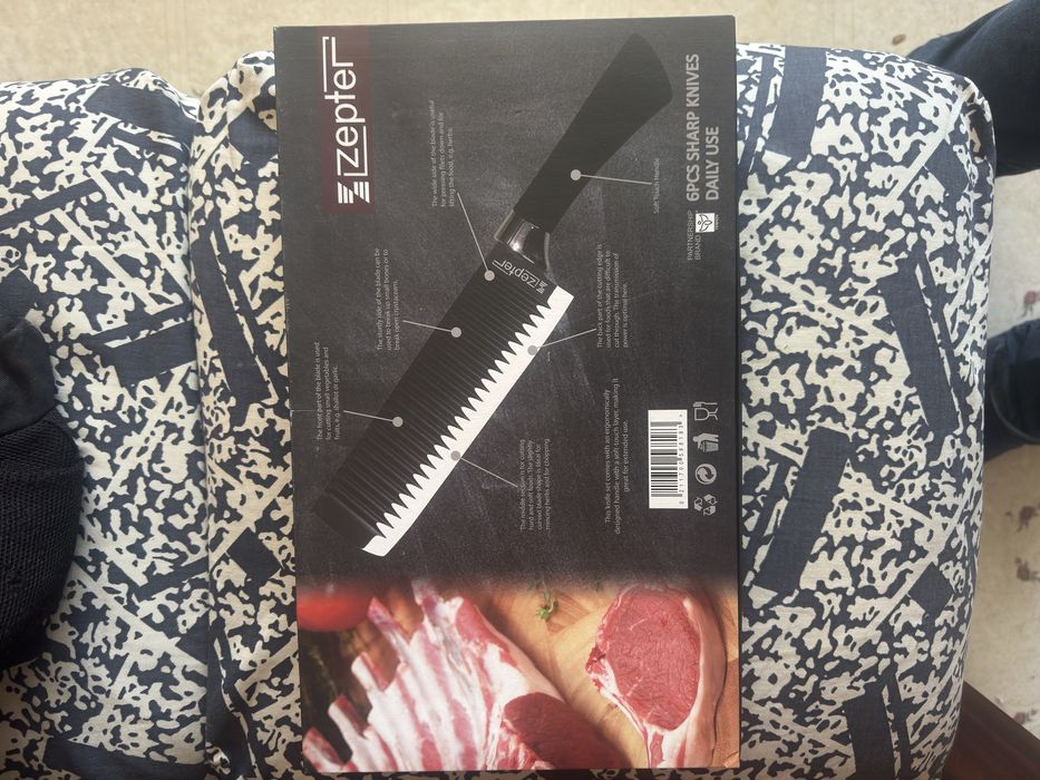 По патент на Zepter комплект ноживе 4 ножа