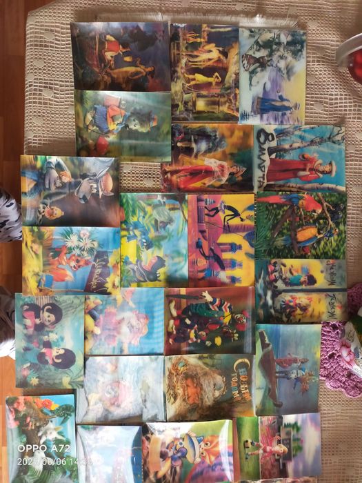 Продам стерео открытки советского времени, переливные.