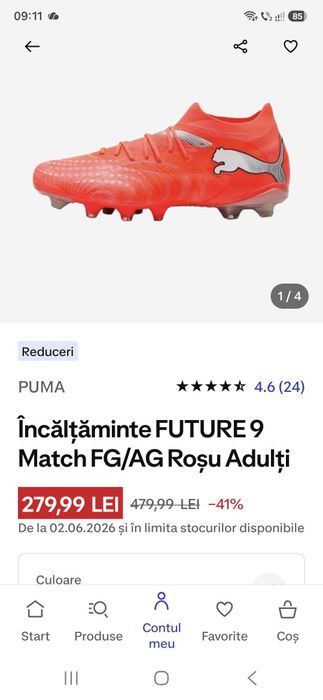 Vand ghete fotbal PUMA Future 9