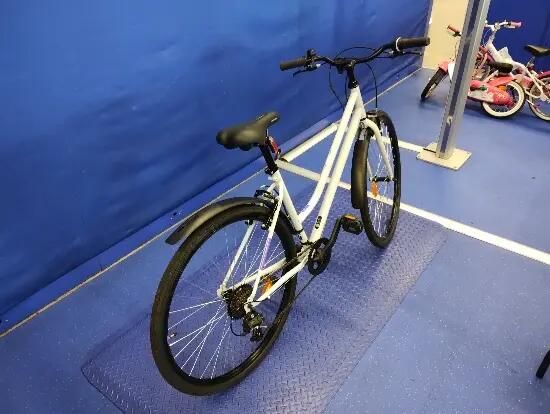 Bicicletă polivalentă cadru jos Expl 50 Gri - (SecondHand) Decathlon