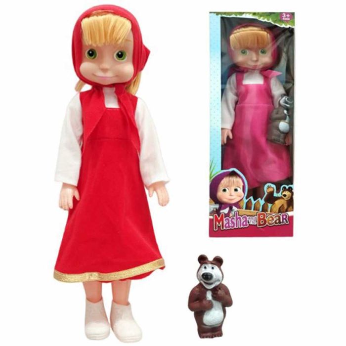 Голяма музикална детска кукла Маша от Маша и Мечокът