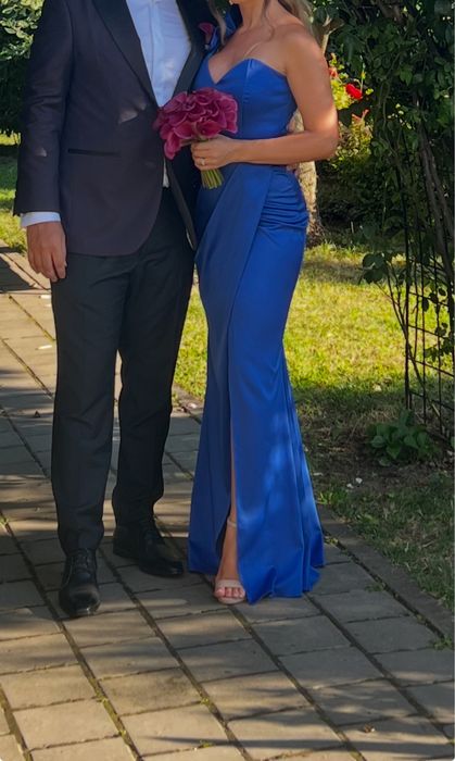 Rochie de aeara albastru royal