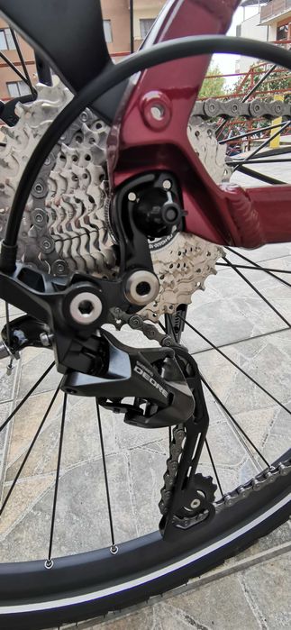Bicicleta CUBE Touring EXC TRAPEZE Red White 2024 M (54 CM)-STARE: CA NOU