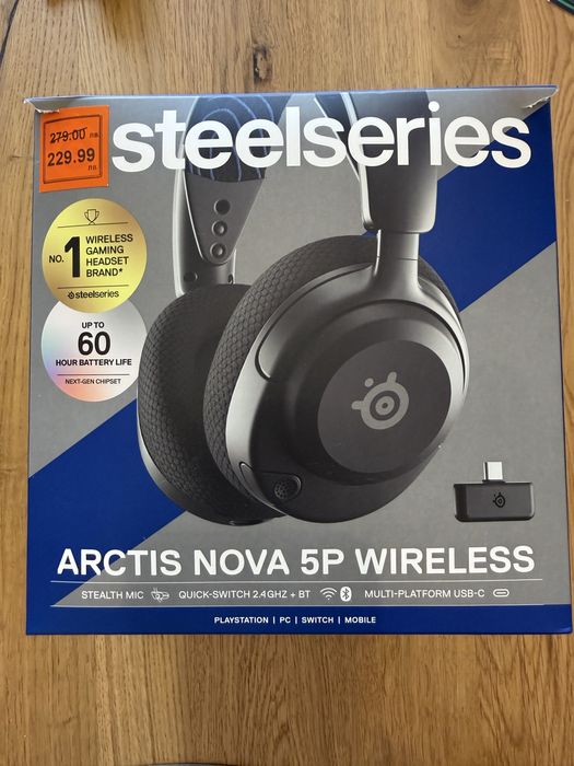 Гейминг слушалки SteelSeries Arctis Nova 5P