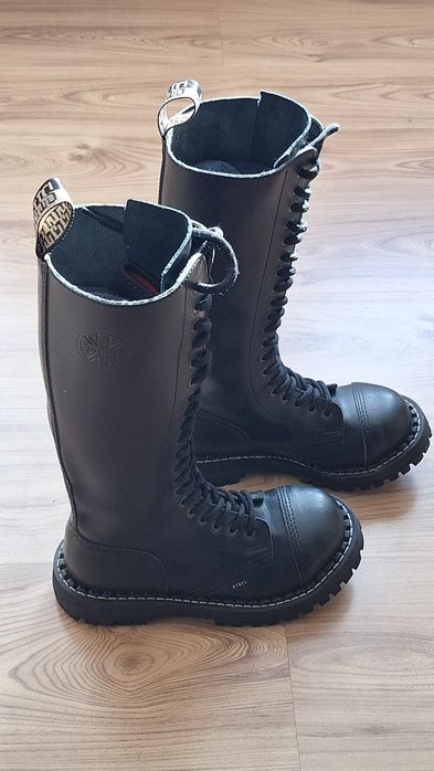 Bocanci piele marca Steel