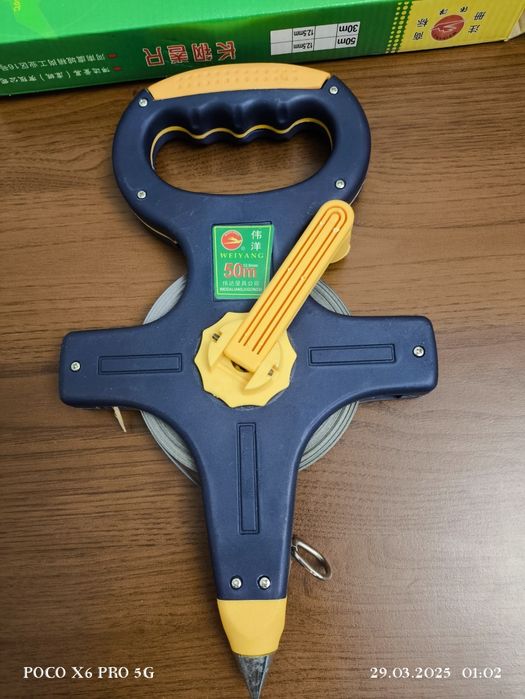 Ручная рулетка 50 метров. Новая