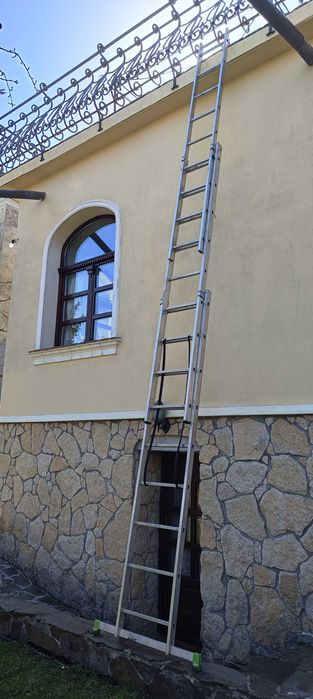 scara din aluminiu 3 tronsoane x 9 trepte
