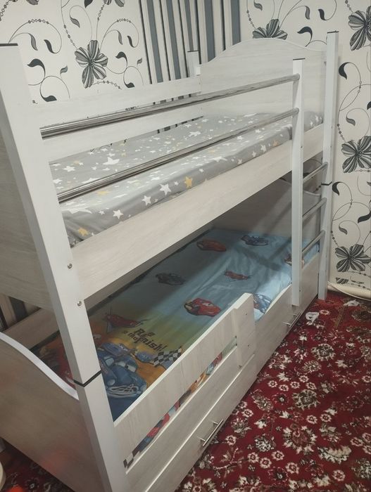 2 etajli kravarlar ДВУХ ЕТАЖНИЙ КРАВАТ ikki etajli kravat