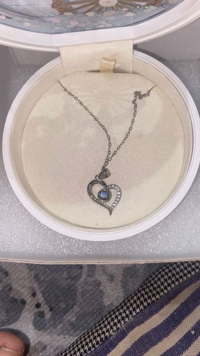 Кулон,цепочка,серебро