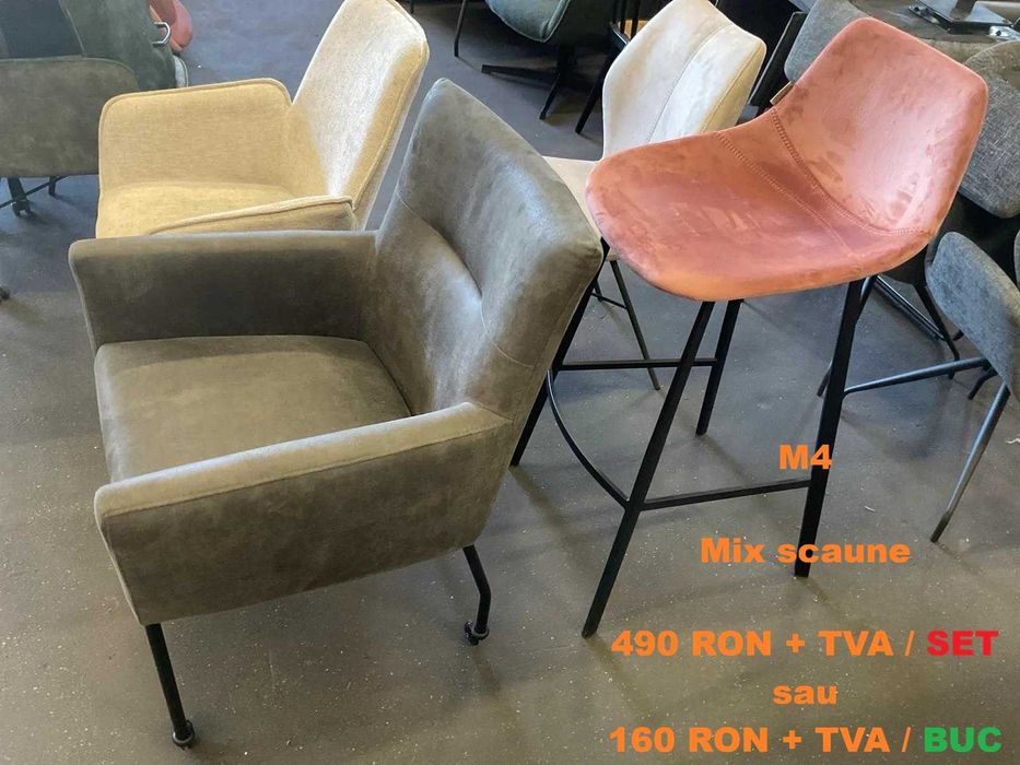 Mix scaune moderne tapițate