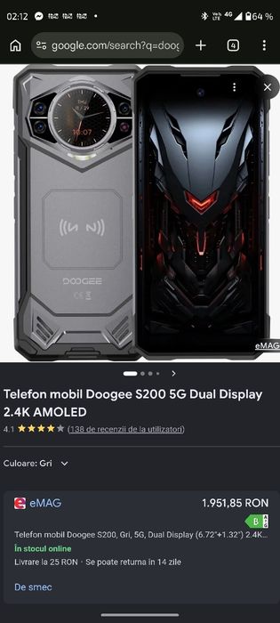 Vând Doogee S200x nou