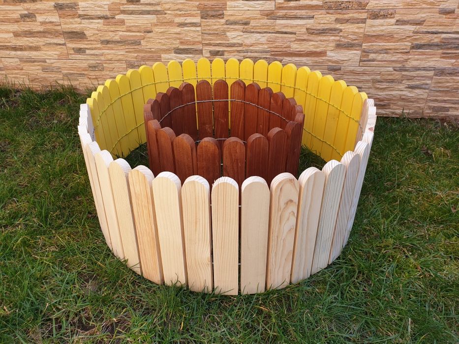 Дървена ограда(декоративна оградка) ролка