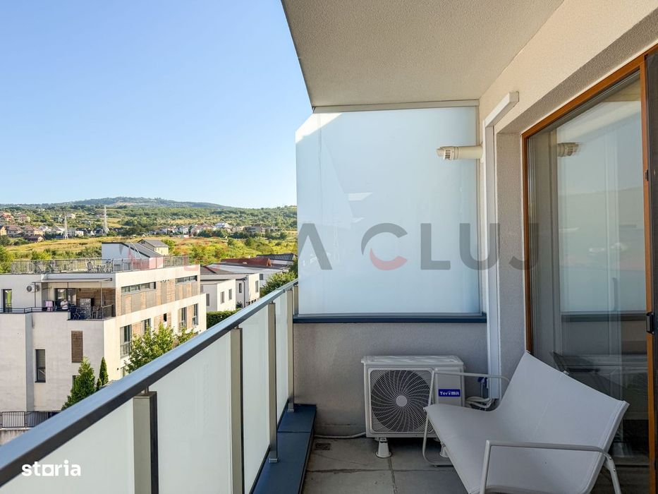 Apartament modern cu 3 camere, 68 mp + terasă 15 mp – Borhanci