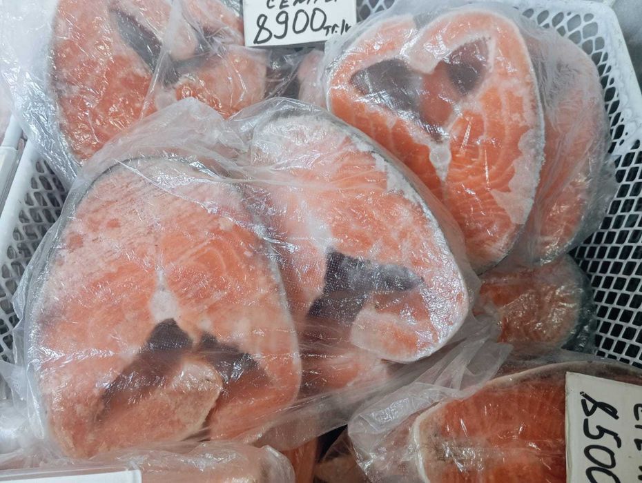 Стейки сёмги и сазана