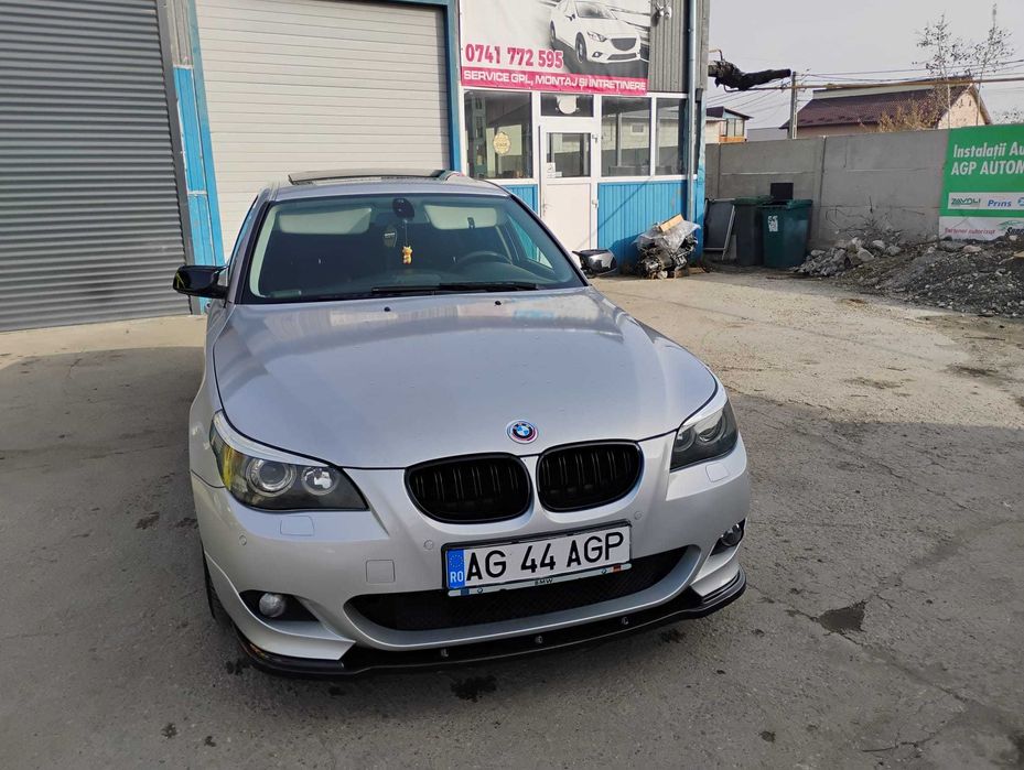 BMW E60 525i benzina +GPL, Trapa,Piele,Cutie Automata