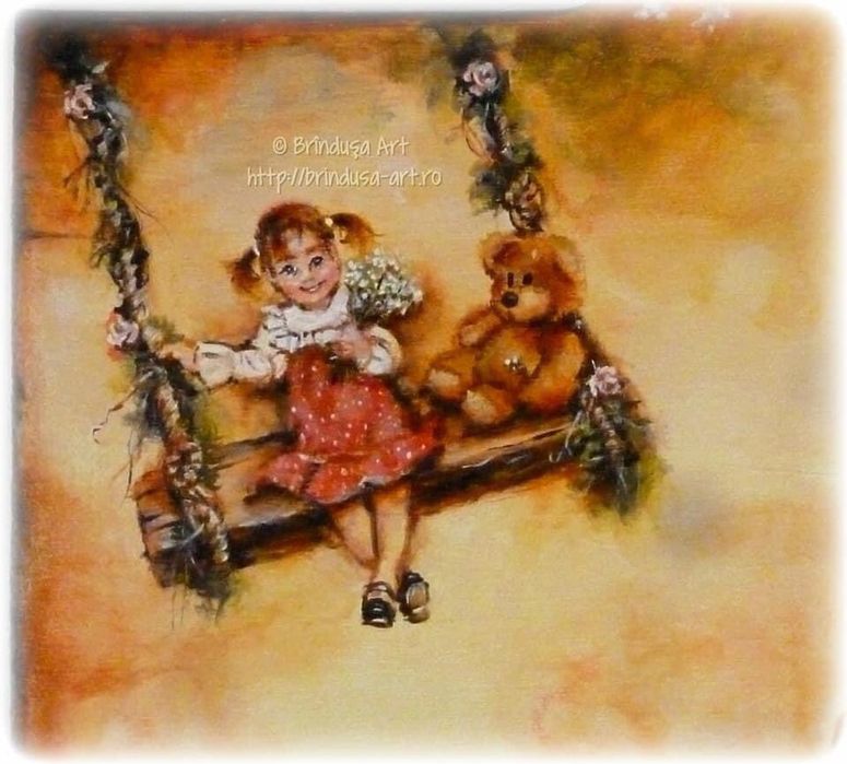 Tablou deosebit pictat manual, unicat