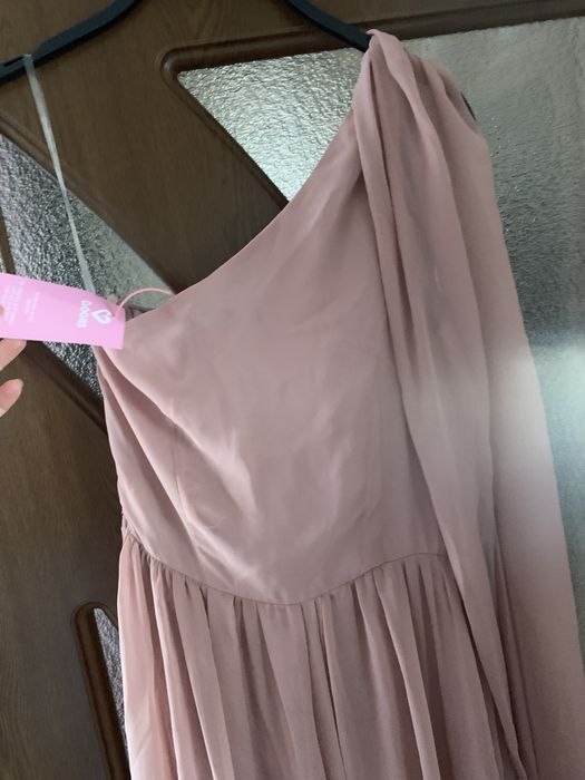 Rochie Bogas marime S roz pudra noua xu eticheta