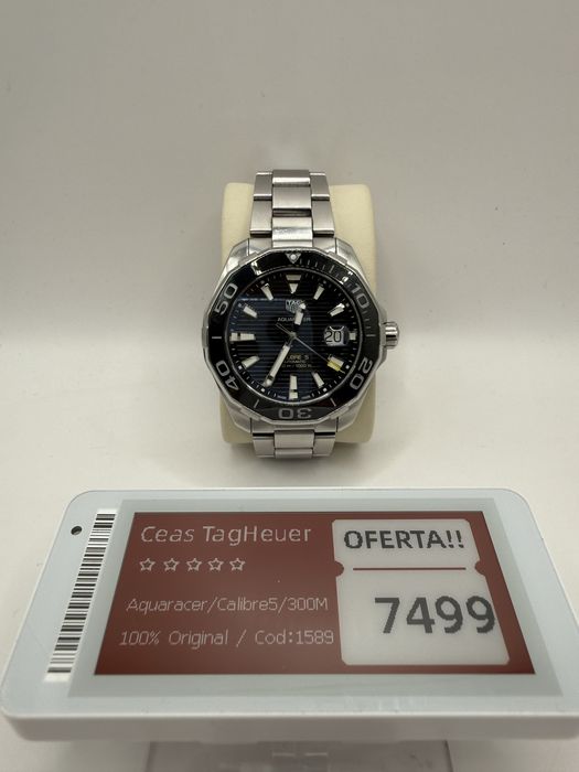 Ceas TagHeuer Aquaracer Calibre5 300m Original 100% Garantie 12luni, AMANET NO LIMIT.
