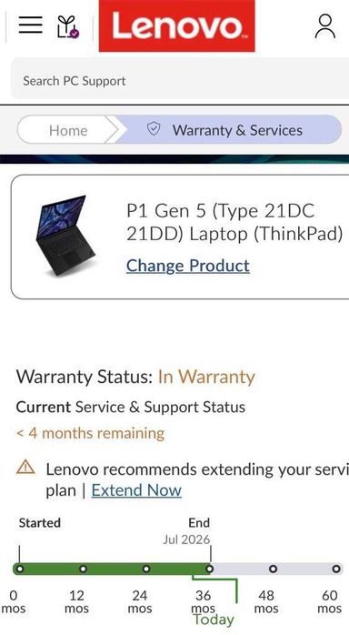 Lenovo ThinkPad P1 G5 16”2,5K 500n 165Hz i7 12800H 16/512, Гаранция 3м