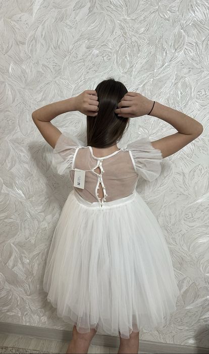 Белое платье для девочки