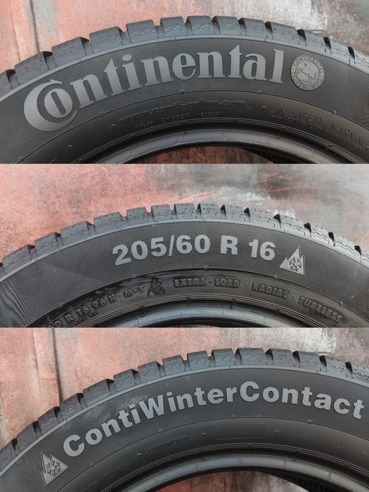 4бр. зимни гуми 205/60/16 Continental 
dot23
7mm