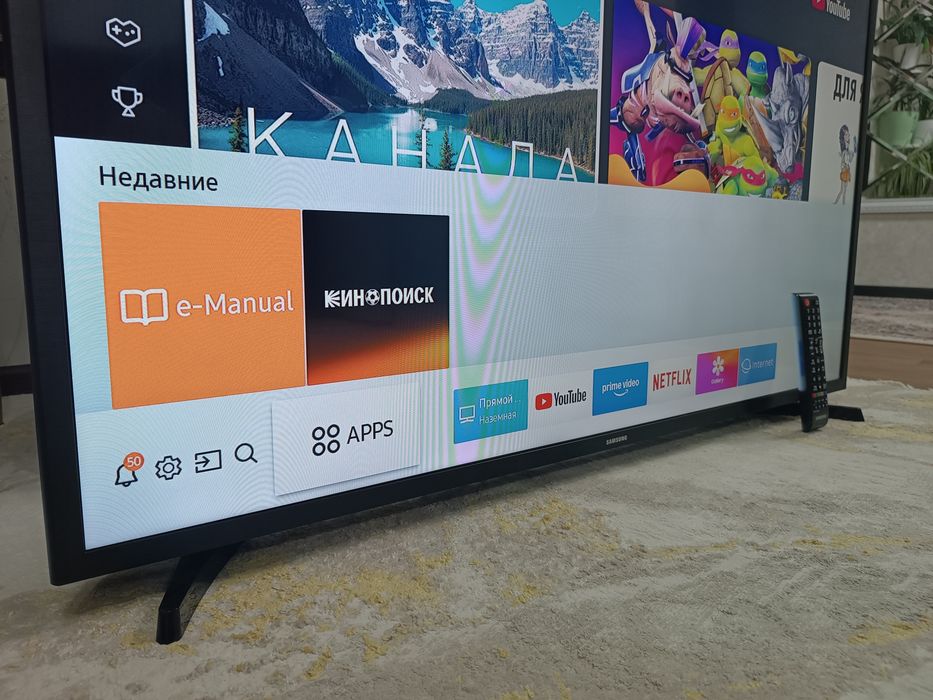 Телевизор SAMSUNG 43" Смарт ТВ Tizen.