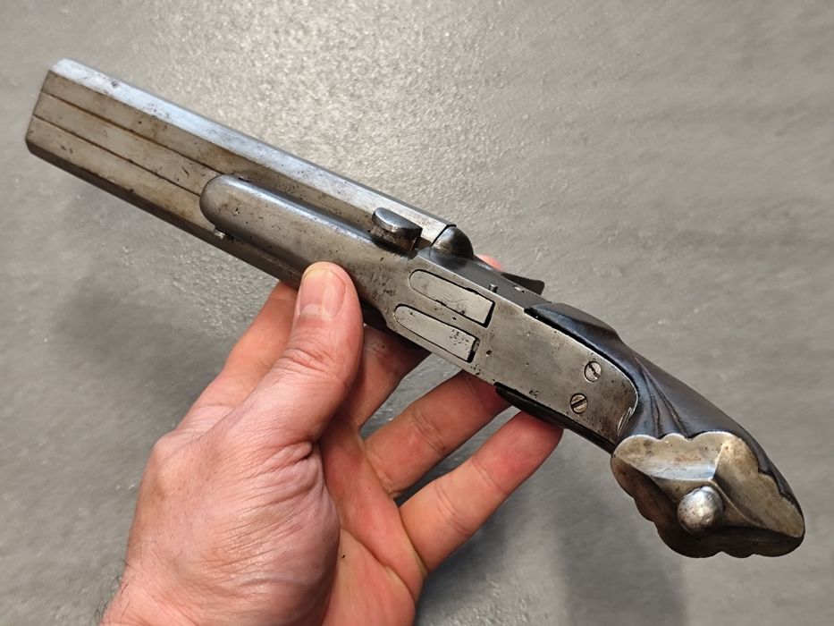 Колекционерски Двуцевен Пистолет / SPAIN 1860-1880г.