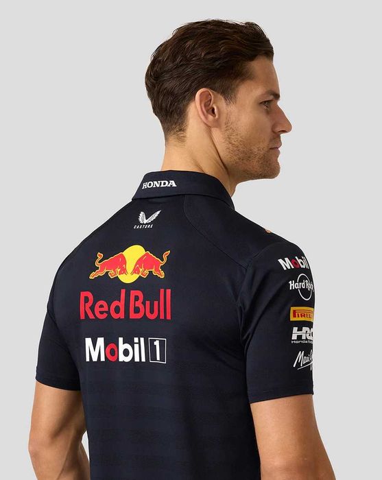 Red Bull Racing F1 Team Polo Shirt - Оригинална мъжка тениска с яка