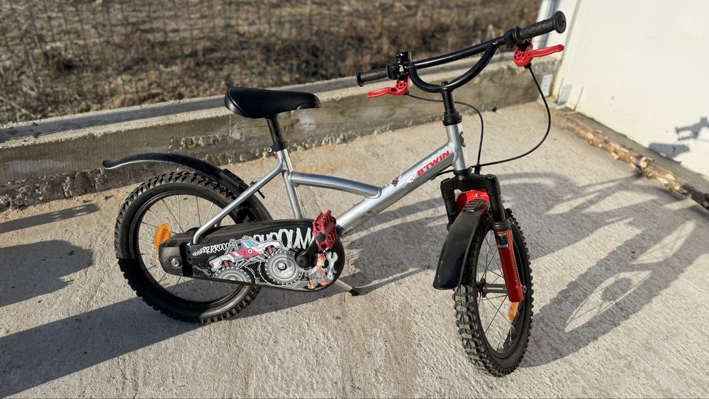 Bicicleta copii btwin editie limitata monster truck  16 inch