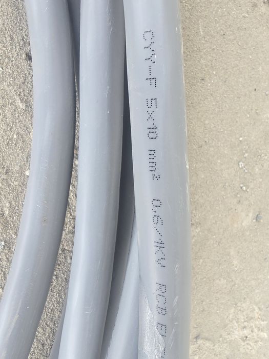 Cablu CYYF 5X10 13metri 37 ron/ml