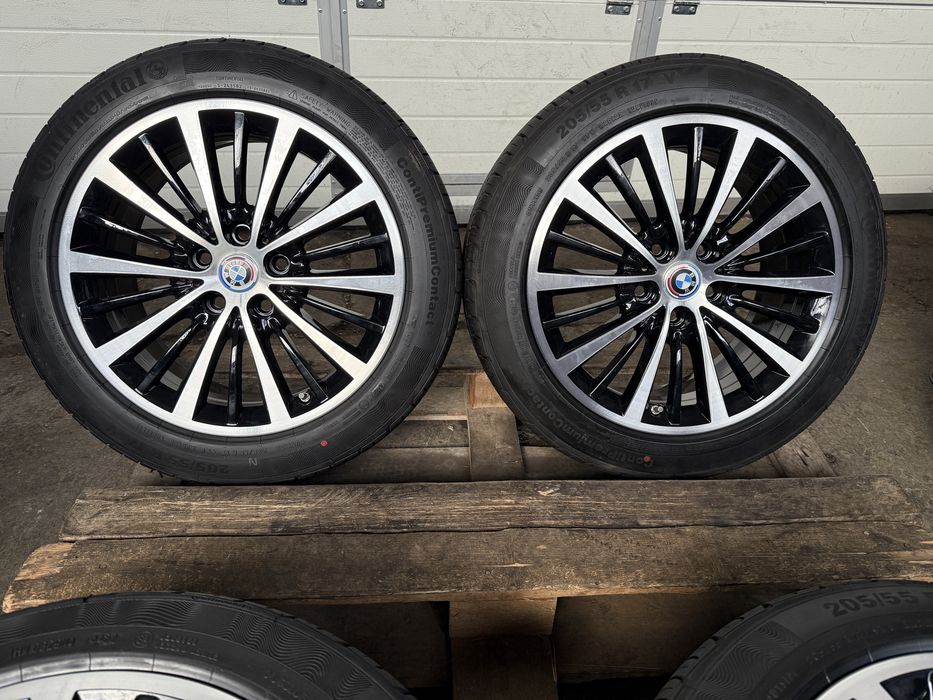 Jante BMW style 481 model individual NOI pentru seria 1 F40/F52 seria 2 F44/F45/F46/U06 cu anvelope vara 205/55 17