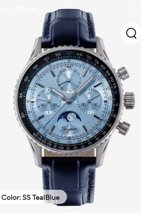 Ceas SUGESS moonphase chronograph  mecanic