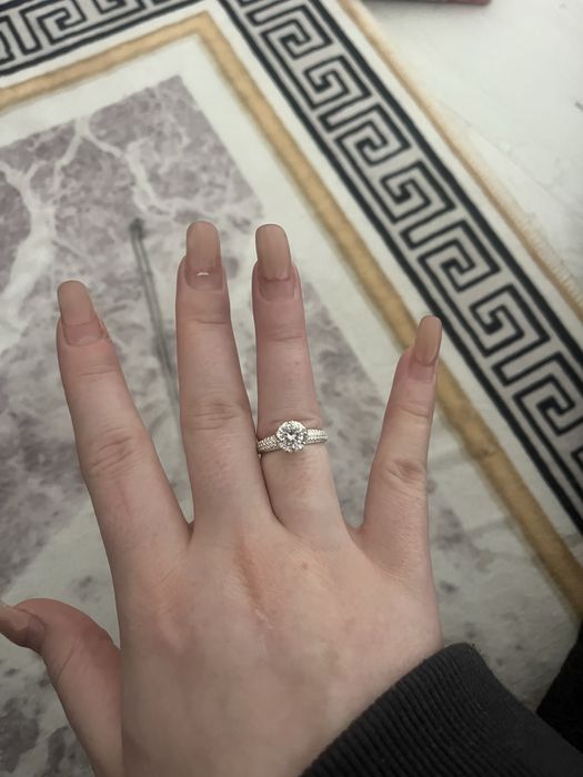 Кольцо 925 проба серебро