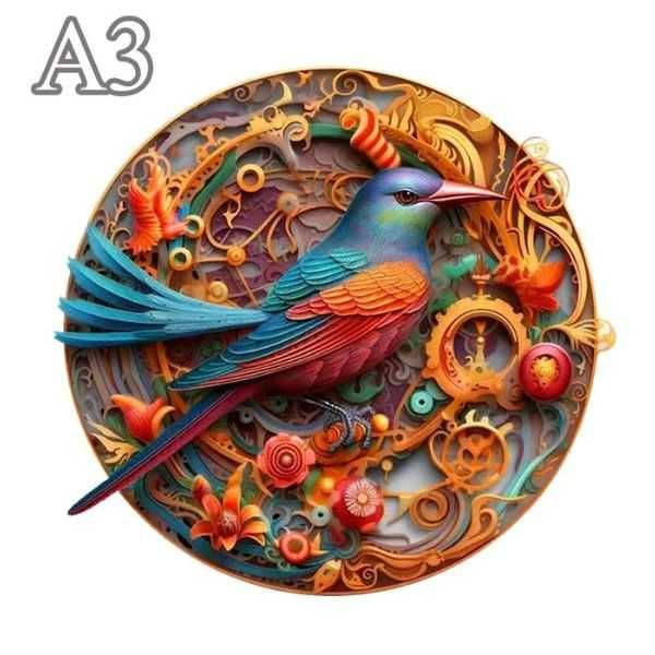 Дървени пъзели с животни - Различни видове