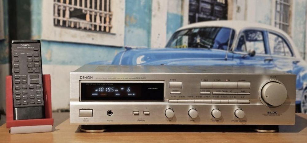 Denon DRA 345 R sunet bun la amplificator statie amplituner receiver