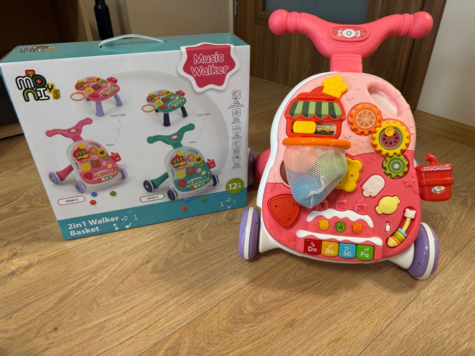 Играчка за прохождане (Уокър) 2 в 1 Moni Toys
