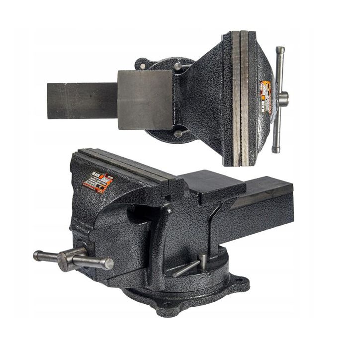 Menghina din fonta rotativa de banc, 200 mm, Black