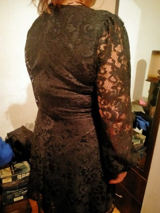 Платье гипюровое размер   XL