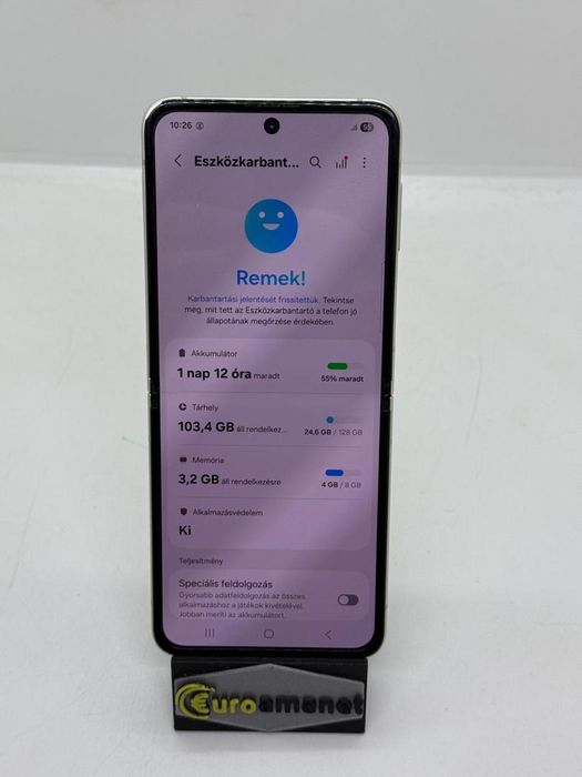 Telefon mobil Samsung Galaxy Z Flip3, 8GB RAM, 128GB, 5G, CREAM -A-