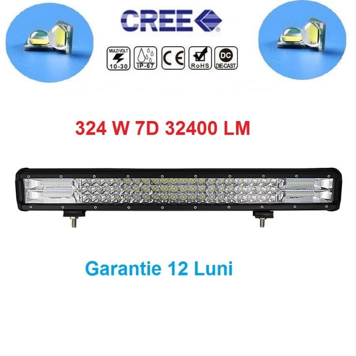 Led bar 324w 7D factura si garantie incuse