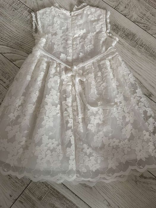 Сет детска рокля с жилетка размер 3-4 год.