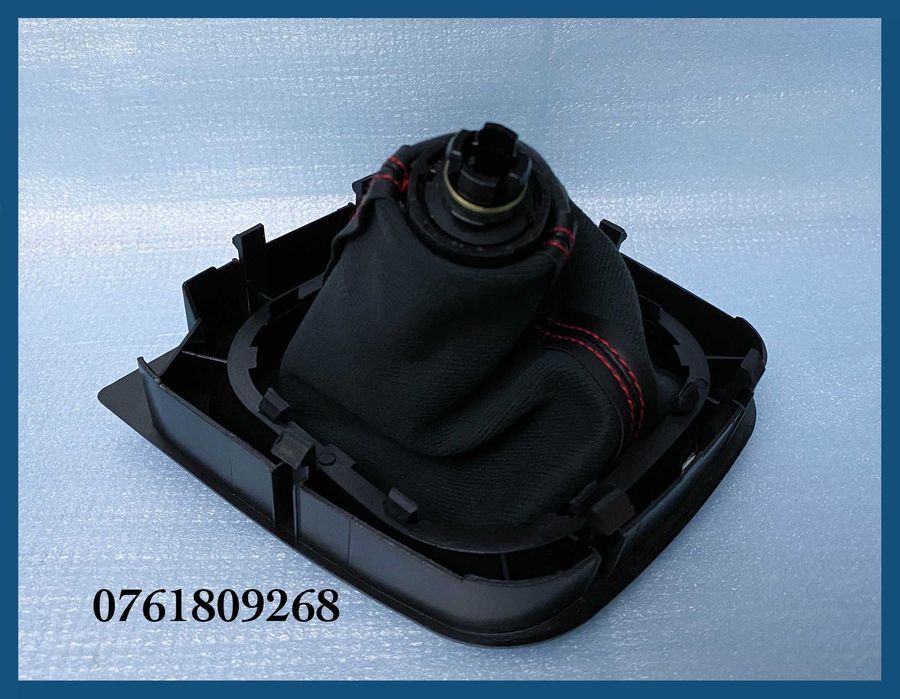 Manson + nuca schimbator PIELE VW Golf 5 6 Jetta Scirocco 5T / 6T ROSU